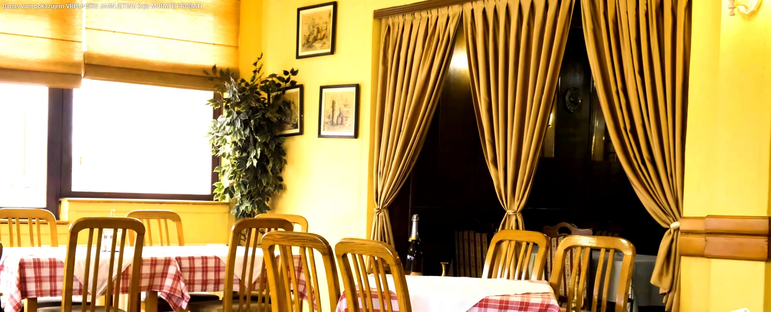 Stari enterijer restorana Pod fenjerom